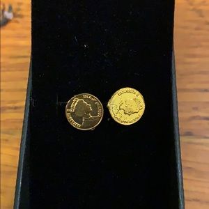 Baronyka Coin Stud earrings